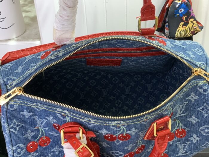 루이비통 스피디 소프트 30 M87627 데님 블루 핸드백 레플리카 미러급 SA급 S급 고퀄리티 최상급 하이엔드 가방 [여성] 3