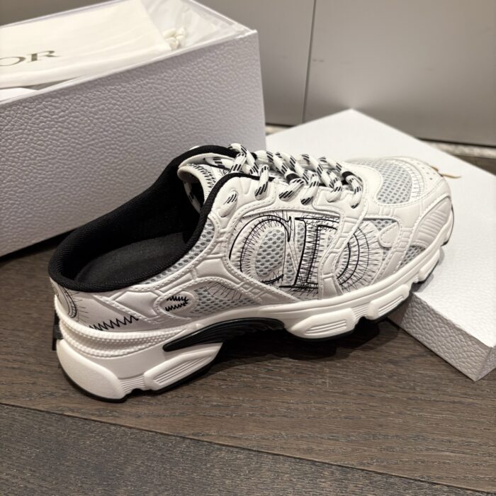 디올 Dior Chrono 스니커즈 메시 블랙 화이트 KCK474TXX S46W 레플리카 미러급 SA급 S급 고퀄리티 최상급 하이엔드 신발 [여성] 2