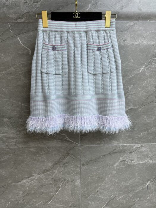 샤넬 블루 태슬 스커트 레플리카 미러급 SA급 S급 고퀄리티 하이엔드 최상급 의류 [여성] 8