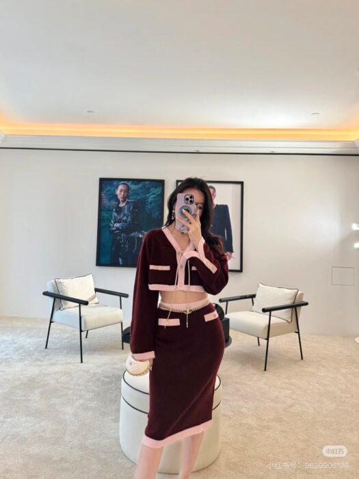 샤넬 컬러블록 스커트 레플리카 미러급 SA급 S급 고퀄리티 하이엔드 최상급 의류 [여성] 4