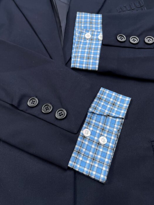 미우미우 모노그램 양복 상의 자켓 블랙 레플리카 미러급 SA급 S급 고퀄리티 하이엔드 최상급 의류 [여성] 6