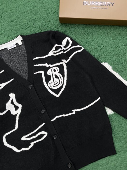 버버리 점보 승마 자카드 가디건 블랙 레플리카 미러급 SA급 S급 고퀄리티 하이엔드 최상급 의류 [남성여성공용] 5