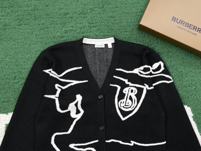 버버리 점보 승마 자카드 가디건 블랙 레플리카 미러급 SA급 S급 고퀄리티 하이엔드 최상급 의류 [남성여성공용] 4
