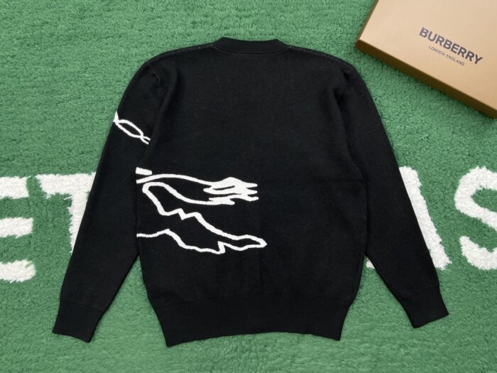 버버리 점보 승마 자카드 가디건 블랙 레플리카 미러급 SA급 S급 고퀄리티 하이엔드 최상급 의류 [남성여성공용] 3