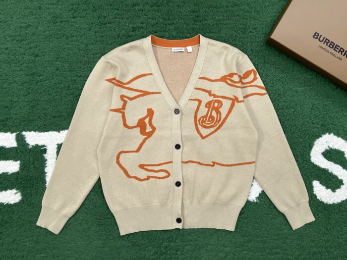 버버리 점보 승마 자카드 가디건 베이지 레플리카 미러급 SA급 S급 고퀄리티 하이엔드 최상급 의류 [남성여성공용] 3