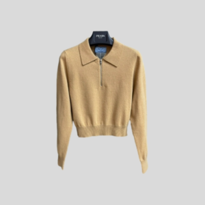 프라다 카멜 캐시미어 폴로 셔츠 레플리카 미러급 SA급 S급 고퀄리티 하이엔드 최상급 의류 [여성]