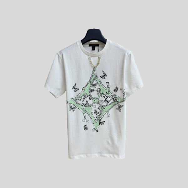 루이비통 버터플라이 프린트 티셔츠 레플리카 미러급 SA급 S급 고퀄리티 하이엔드 최상급 의류 [여성]