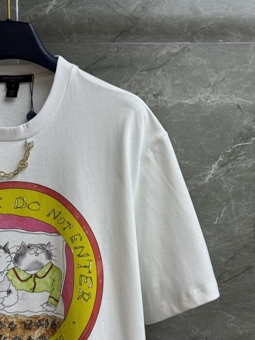 루이비통 캣 스탬프 티셔츠 레플리카 미러급 SA급 S급 고퀄리티 하이엔드 최상급 의류 [여성] 7