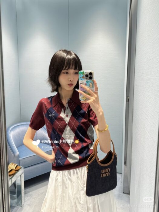 미우미우 울 폴로 셔츠 레플리카 미러급 SA급 S급 고퀄리티 하이엔드 최상급 의류 [여성] 10