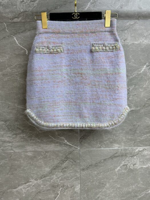 샤넬 퍼플 플러시 스커트 레플리카 미러급 SA급 S급 고퀄리티 하이엔드 최상급 의류 [여성] 3