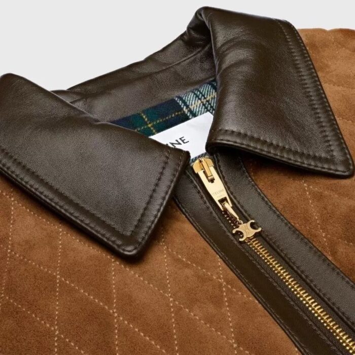 셀린느 스웨이드 퀼티드 자켓 레플리카 미러급 SA급 S급 고퀄리티 하이엔드 최상급 의류 [여성] 13