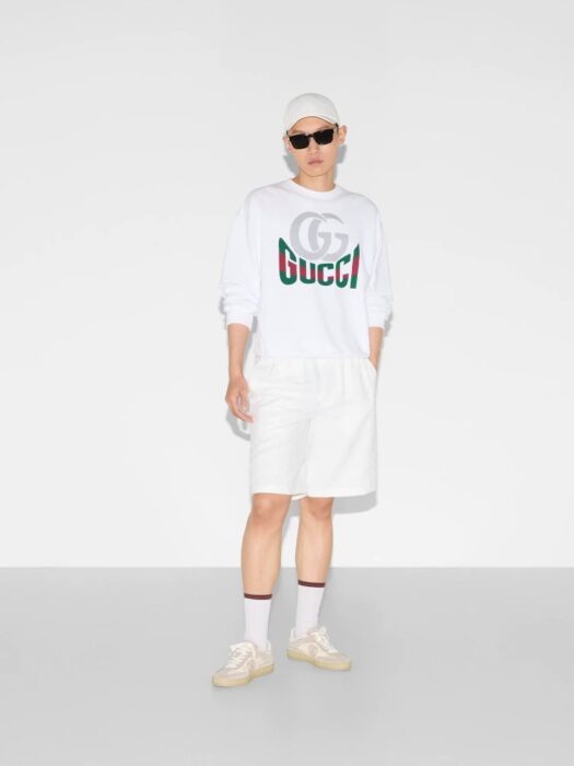 구찌 프린트 코튼 저지 스웨트셔츠 레플리카 미러급 SA급 S급 고퀄리티 하이엔드 최상급 의류 [남성여성공용] 11