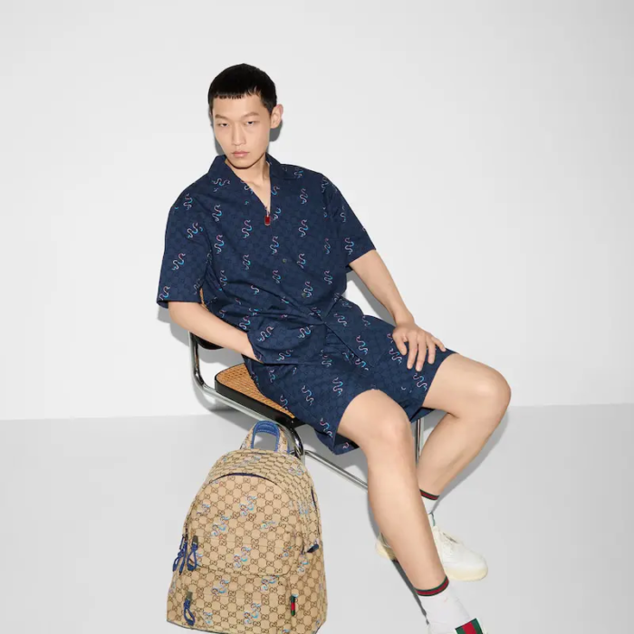 구찌 프린트 코튼 립스톱 쇼츠 레플리카 미러급 SA급 S급 고퀄리티 하이엔드 최상급 의류 [남성여성공용] 12