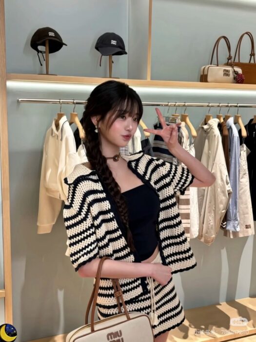 미우미우 크로셰 니트 세트 레플리카 미러급 SA급 S급 고퀄리티 하이엔드 최상급 의류 [여성] 17