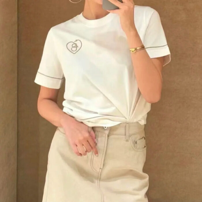 버버리 하트 코튼 티셔츠 레플리카 미러급 SA급 S급 고퀄리티 하이엔드 최상급 의류 [여성] 6