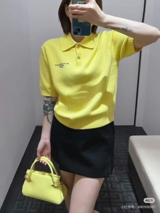지방시 울 캐시미어 폴로 탑 레플리카 미러급 SA급 S급 고퀄리티 하이엔드 최상급 의류 [여성] 2