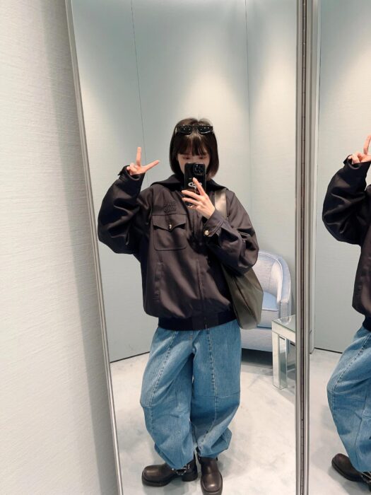 미우미우 로고 자수 골지 니트 재킷 레플리카 미러급 SA급 S급 고퀄리티 하이엔드 최상급 의류 [여성] 3