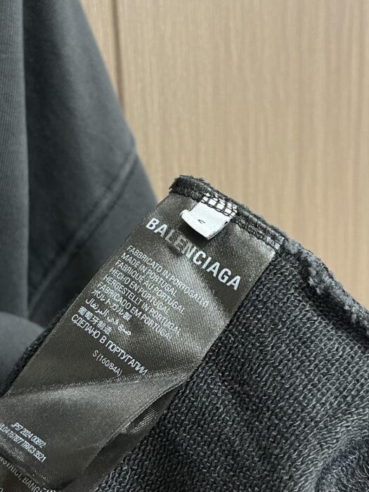 발렌시아가 루프 스포츠 미디엄 핏 후디 블랙 레플리카 미러급 SA급 S급 고퀄리티 하이엔드 최상급 의류 [남성여성공용] 14