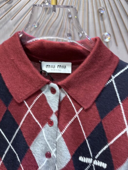 미우미우 울 폴로 셔츠 레플리카 미러급 SA급 S급 고퀄리티 하이엔드 최상급 의류 [여성] 4