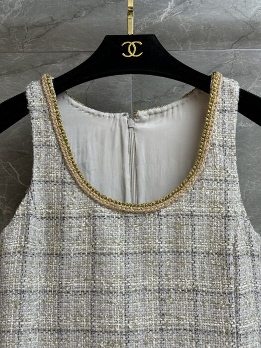 샤넬 골드 체크 드레스 레플리카 미러급 SA급 S급 고퀄리티 하이엔드 최상급 의류 [여성] 9