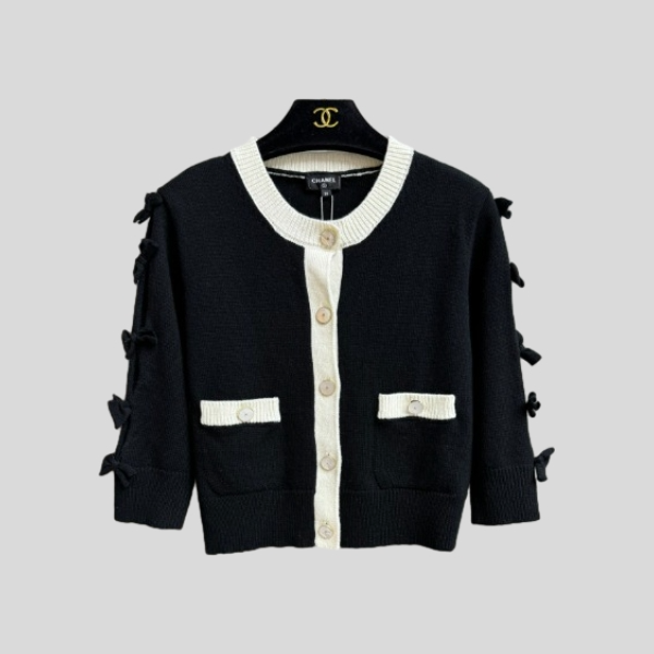 샤넬 보우 컬러블록 가디건 레플리카 미러급 SA급 S급 고퀄리티 하이엔드 최상급 의류 [여성]