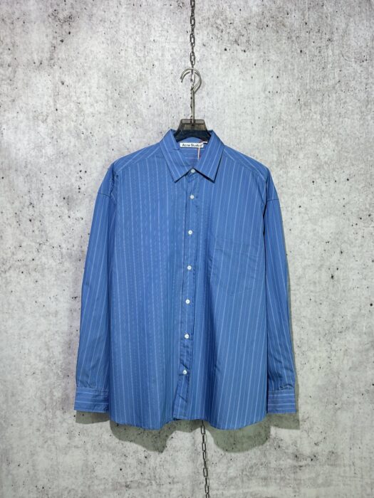 아크네스튜디오 캐쥬얼 스트라이프 긴팔 셔츠 블루 레플리카 미러급 SA급 S급 고퀄리티 하이엔드 최상급 의류 [남성]