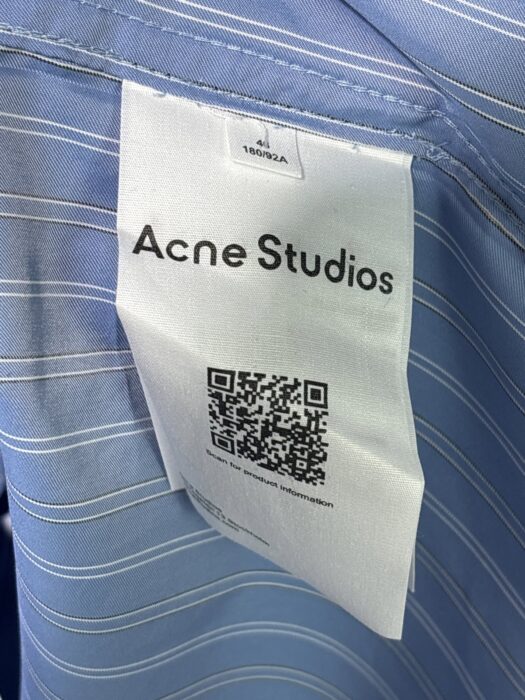 아크네스튜디오 캐쥬얼 스트라이프 긴팔 셔츠 블루 레플리카 미러급 SA급 S급 고퀄리티 하이엔드 최상급 의류 [남성] 17