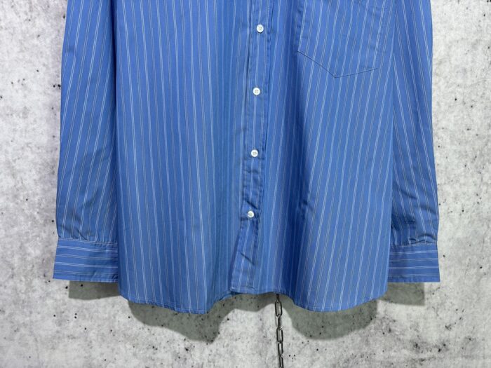 아크네스튜디오 캐쥬얼 스트라이프 긴팔 셔츠 블루 레플리카 미러급 SA급 S급 고퀄리티 하이엔드 최상급 의류 [남성] 8