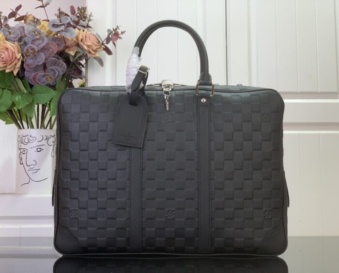 루이비통 포르트 도큐멍 보야주 다미에 M41126 블랙 서류가방 레플리카 미러급 SA급 S급 고퀄리티 최상급 하이엔드 가방 [남성]