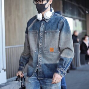 루이비통 모노그램 패치 워싱 데님 자켓 블루 레플리카 미러급 SA급 S급 고퀄리티 하이엔드 최상급 의류 [남성여성공용]