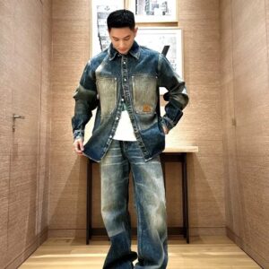 루이비통 모노그램 패치 워싱 청바지 블루 레플리카 미러급 SA급 S급 고퀄리티 하이엔드 최상급 의류 [남성]