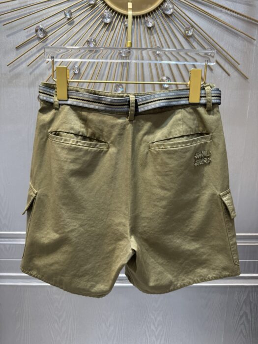 미우미우 반바지 팬츠 (아미그린) 레플리카 미러급 SA급 S급 고퀄리티 하이엔드 최상급 의류 [남성여성공용] 4