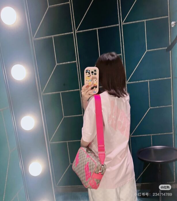 구찌 핑크 반팔 티셔츠 레플리카 미러급 SA급 S급 고퀄리티 하이엔드 최상급 의류 [남성여성공용] 18