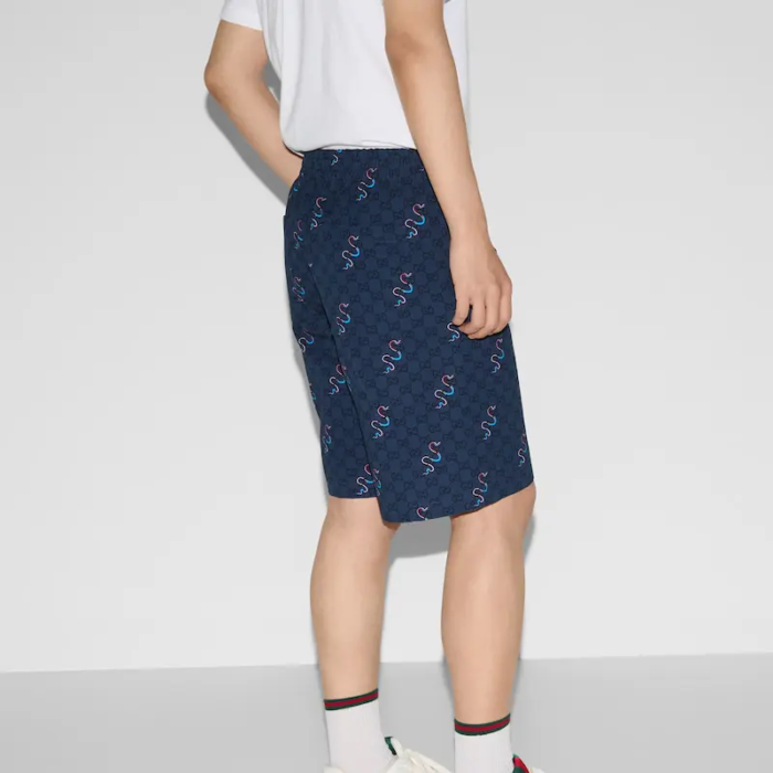 구찌 프린트 코튼 립스톱 쇼츠 레플리카 미러급 SA급 S급 고퀄리티 하이엔드 최상급 의류 [남성여성공용] 14