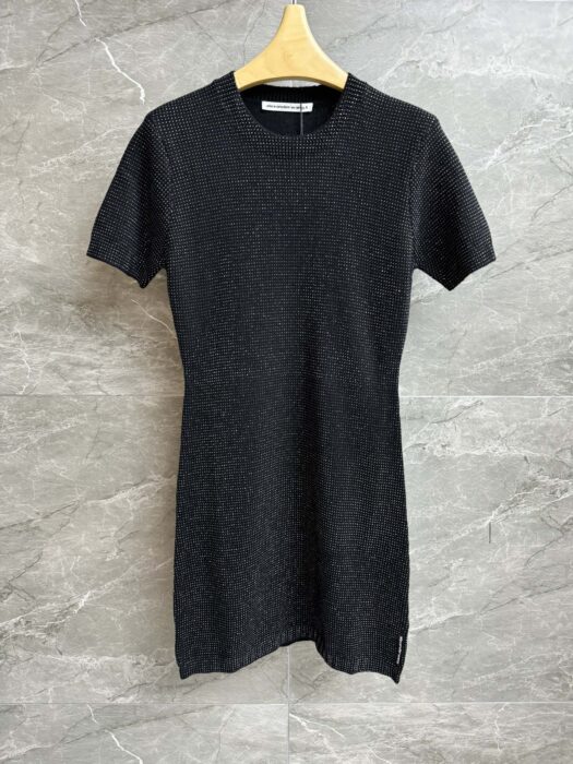 알렉산더왕 블랙 울 블렌드 핫픽스 드레스 레플리카 미러급 SA급 S급 고퀄리티 하이엔드 최상급 의류 [여성] 8