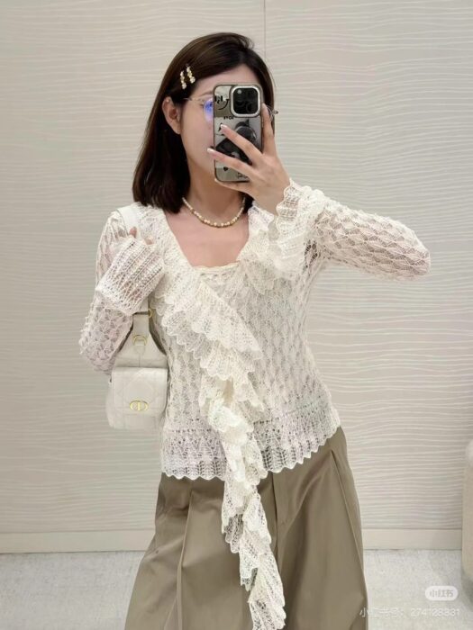 디올 레이스 니트 스웨터 레플리카 미러급 SA급 S급 고퀄리티 하이엔드 최상급 의류 [여성] 8