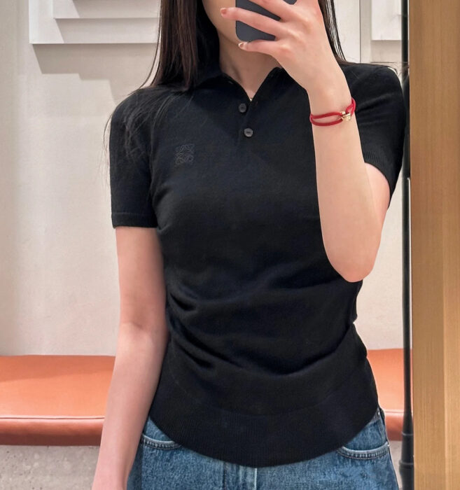 로에베 반팔 폴로 스웨터 레플리카 미러급 SA급 S급 고퀄리티 하이엔드 최상급 의류 [여성] 3