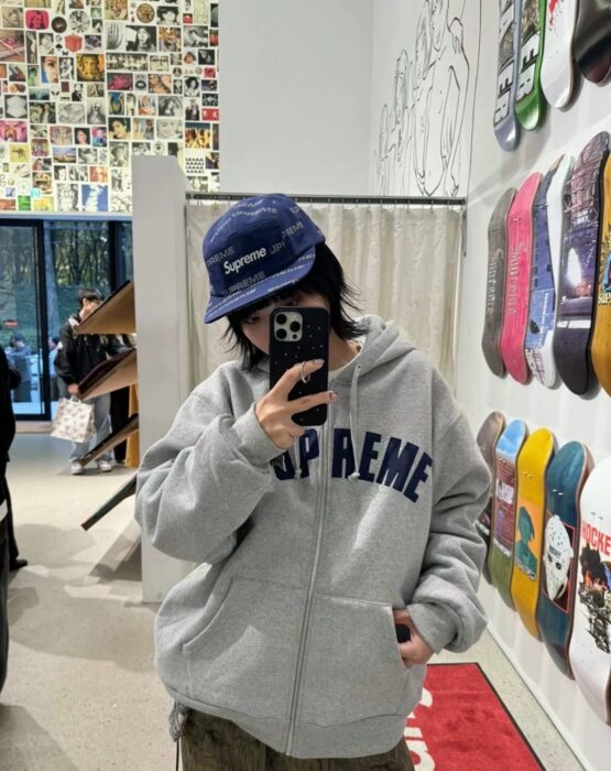 슈프림 위크11 Arc Thermal Zip Up Hooded Sweatshirt 후드집업 그레이 레플리카 미러급 SA급 S급 고퀄리티 하이엔드 최상급 의류 [남성여성공용] 3