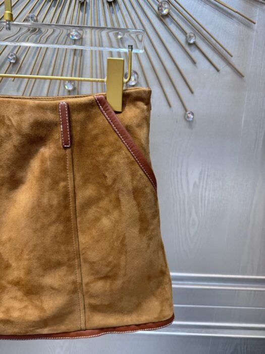 미우미우 스웨이드 블루종 스커트 레플리카 미러급 SA급 S급 고퀄리티 하이엔드 최상급 의류 [여성] 3