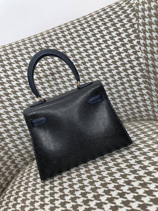 에르메스 켈리백 금장 네이비 블랙 도마뱀 가죽 레플리카 미러급 SA급 S급 고퀄리티 최상급 하이엔드 가방 [여성] 2