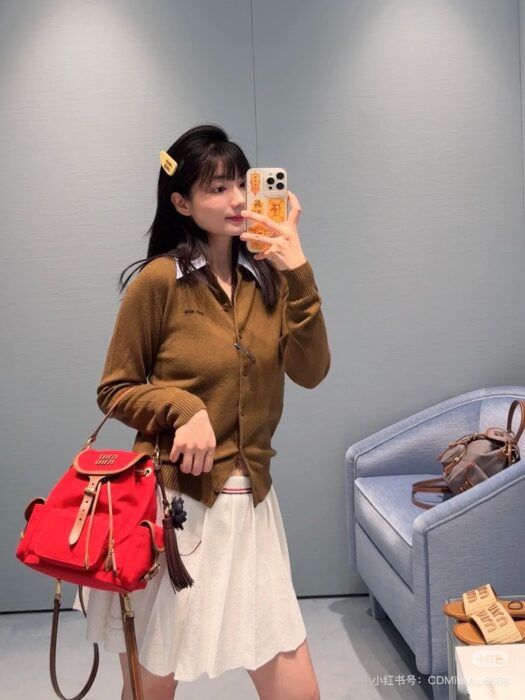 미우미우 카라 장식 캐시미어 가디건 레플리카 미러급 SA급 S급 고퀄리티 하이엔드 최상급 의류 [여성] 6