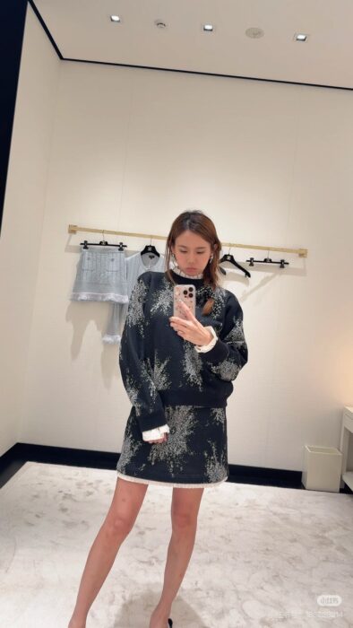 샤넬 블랙 파이어워크 스커트 레플리카 미러급 SA급 S급 고퀄리티 하이엔드 최상급 의류 [여성] 2