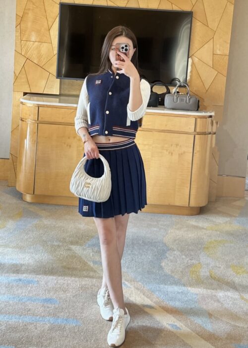 미우 미우 울 앤 캐시미어 스커트 레플리카 미러급 SA급 S급 고퀄리티 하이엔드 최상급 의류 [여성] 3