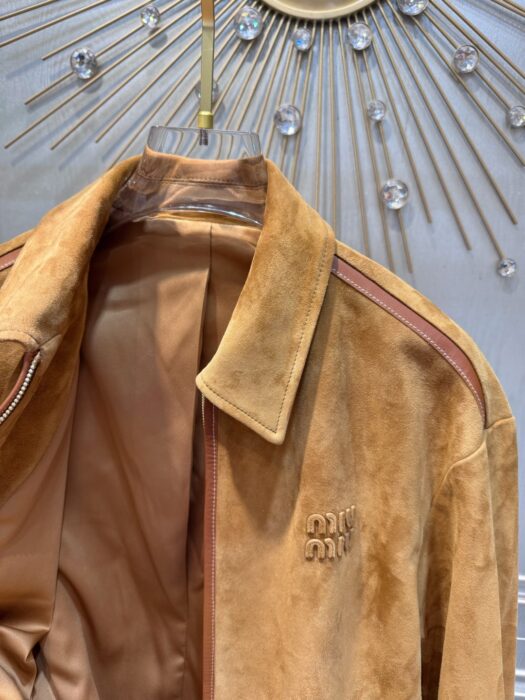 미우미우 스웨이드 블루종 자켓 레플리카 미러급 SA급 S급 고퀄리티 하이엔드 최상급 의류 [여성] 7