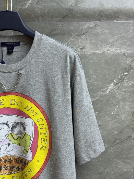 루이비통 캣 스탬프 티셔츠 레플리카 미러급 SA급 S급 고퀄리티 하이엔드 최상급 의류 [여성] 4