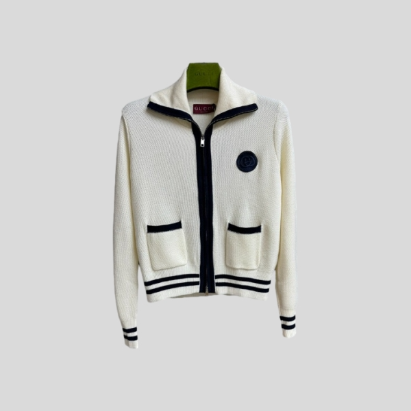 구찌 콘트라스트 니트 가디건 레플리카 미러급 SA급 S급 고퀄리티 하이엔드 최상급 의류 [여성]