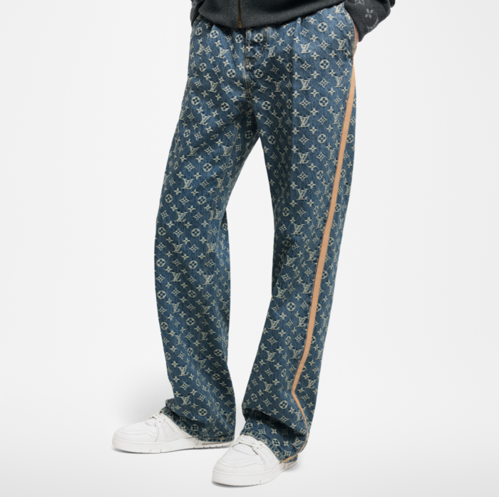 루이비통 모노그램 데님 테일러드 팬츠 1AGIUW 레플리카 미러급 SA급 S급 고퀄리티 하이엔드 최상급 의류 [남성여성공용] 4