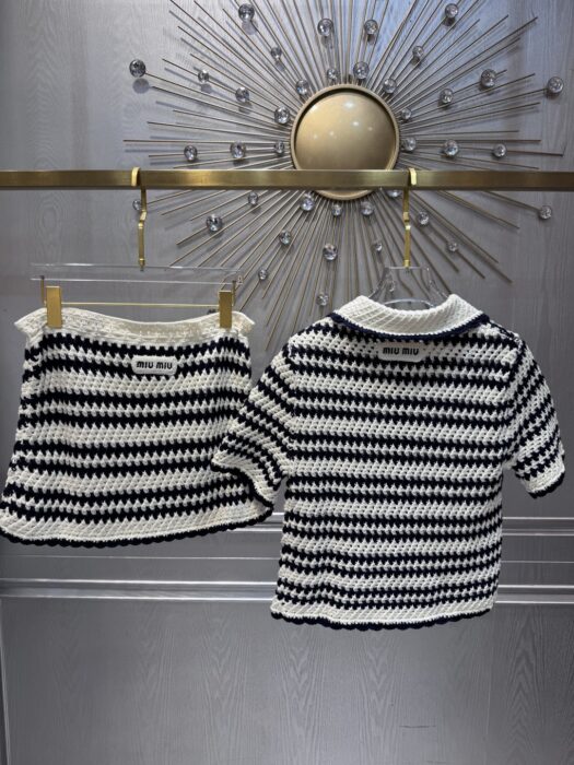 미우미우 크로셰 니트 세트 레플리카 미러급 SA급 S급 고퀄리티 하이엔드 최상급 의류 [여성] 3