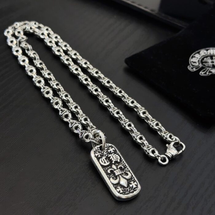 크롬하츠 십자가 플라워 각인 펜던트 목걸이 레플리카 미러급 SA급 S급 고퀄리티 최상급 하이엔드 악세사리 [남성여성공용] 5