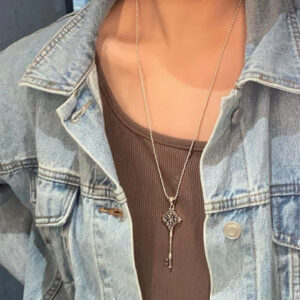 크롬하츠 빈티지 키 펜던트 구슬 체인 목걸이 레플리카 미러급 SA급 S급 고퀄리티 최상급 하이엔드 악세사리 [남성여성공용]